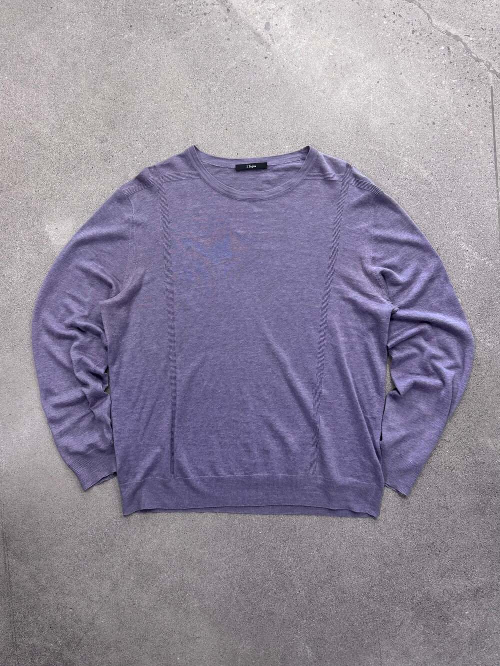 Z Zegna Lavender Knit Sweater - L